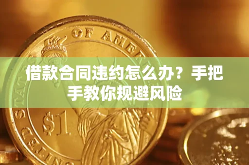 济南借款合同违约怎么办？手把手教你规避风险