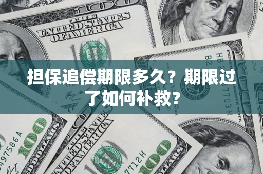 济南担保追偿期限多久？期限过了如何补救？
