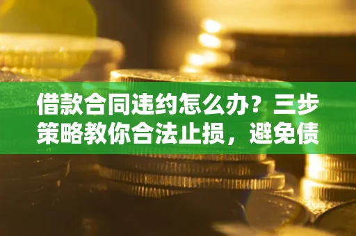 济南借款合同违约怎么办？三步策略教你合法止损，避免债务危机升级