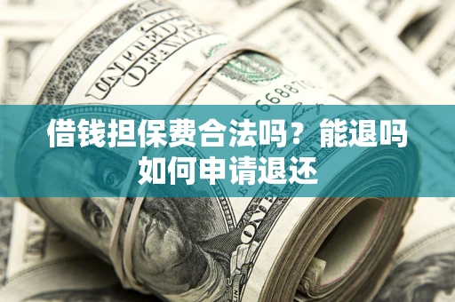 济南借钱担保费合法吗？能退吗如何申请退还