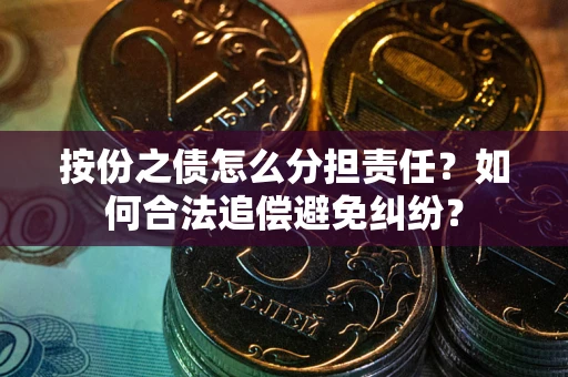 济南按份之债怎么分担责任？如何合法追偿避免纠纷？